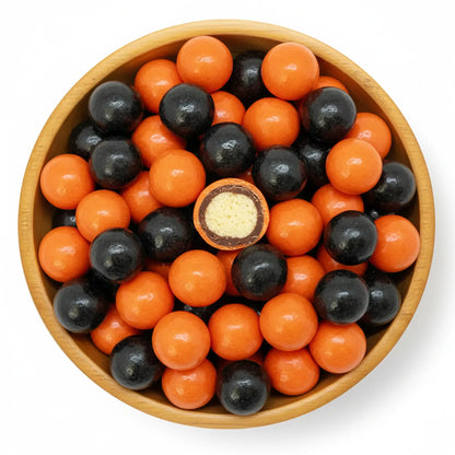 Orange & Black Dark Chocolate Malted Milk Balls