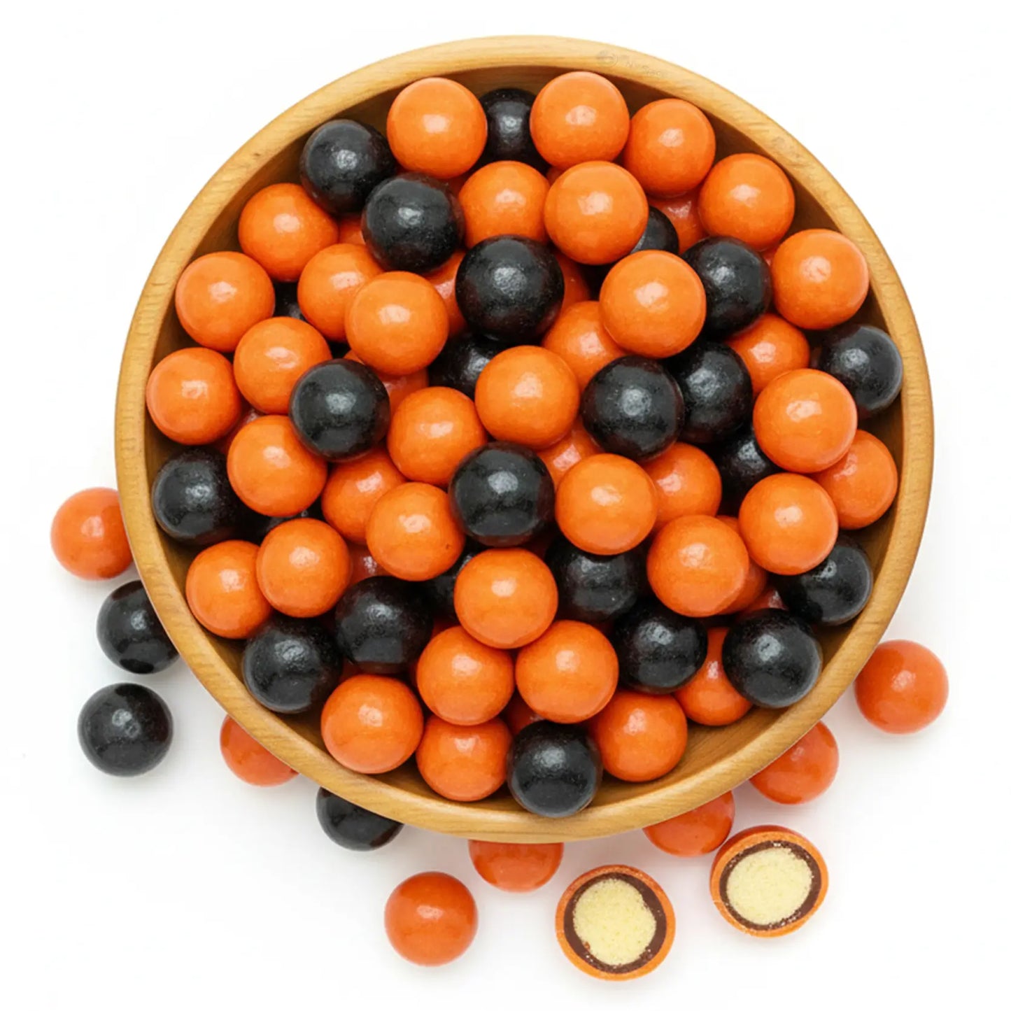 Orange & Black Dark Chocolate Malted Milk Balls