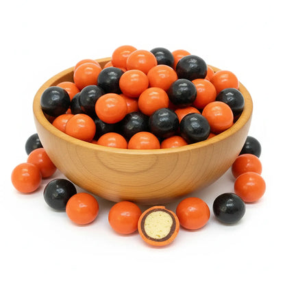 Orange & Black Dark Chocolate Malted Milk Balls