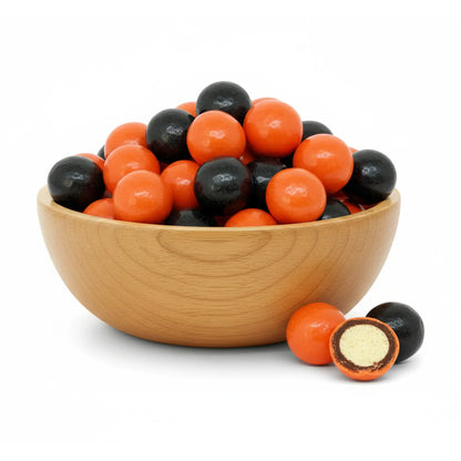 Orange & Black Dark Chocolate Malted Milk Balls