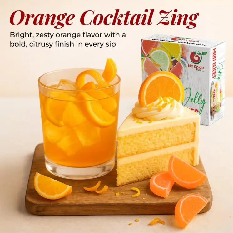 Orange Jelly Fruit Slices - NY Spice Shop
