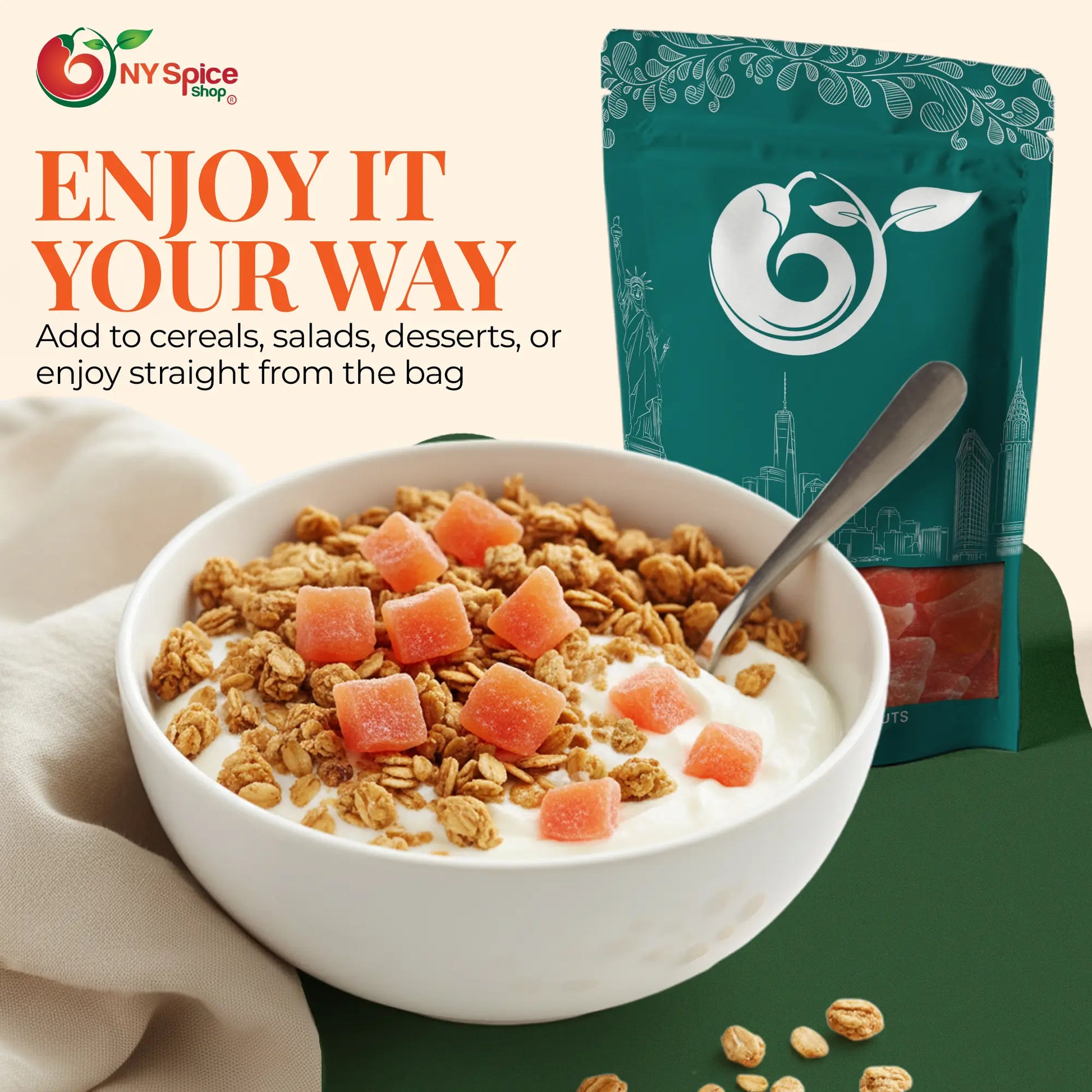 Papaya Chunks - NY Spice Shop