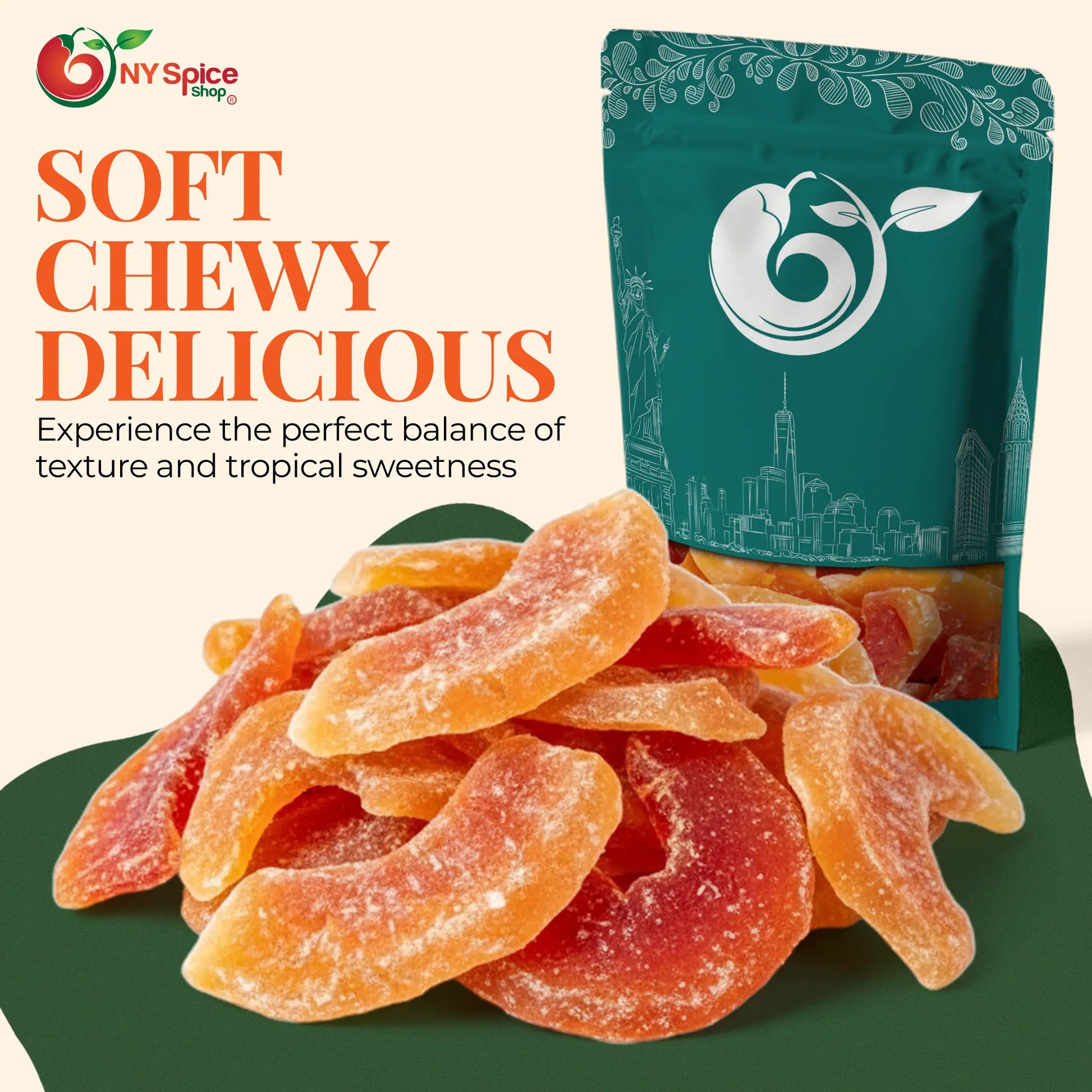 Dried Papaya Slices - NY Spice Shop