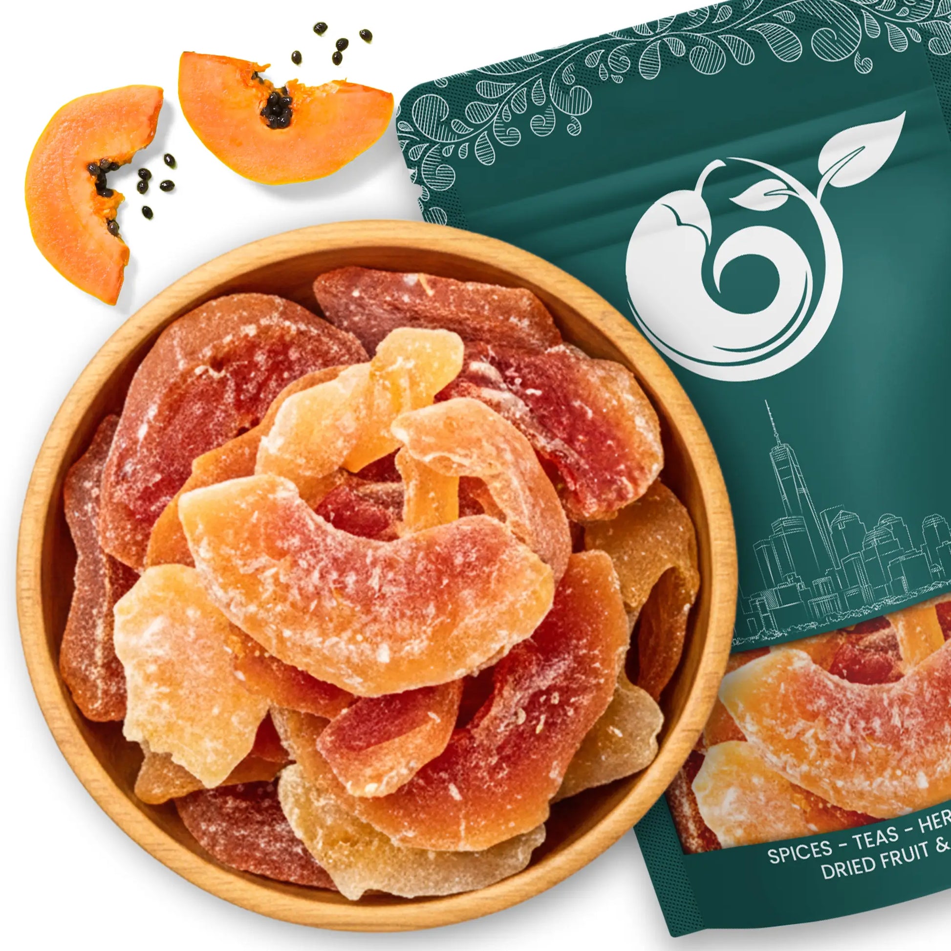 Dried Papaya Slices - NY Spice Shop