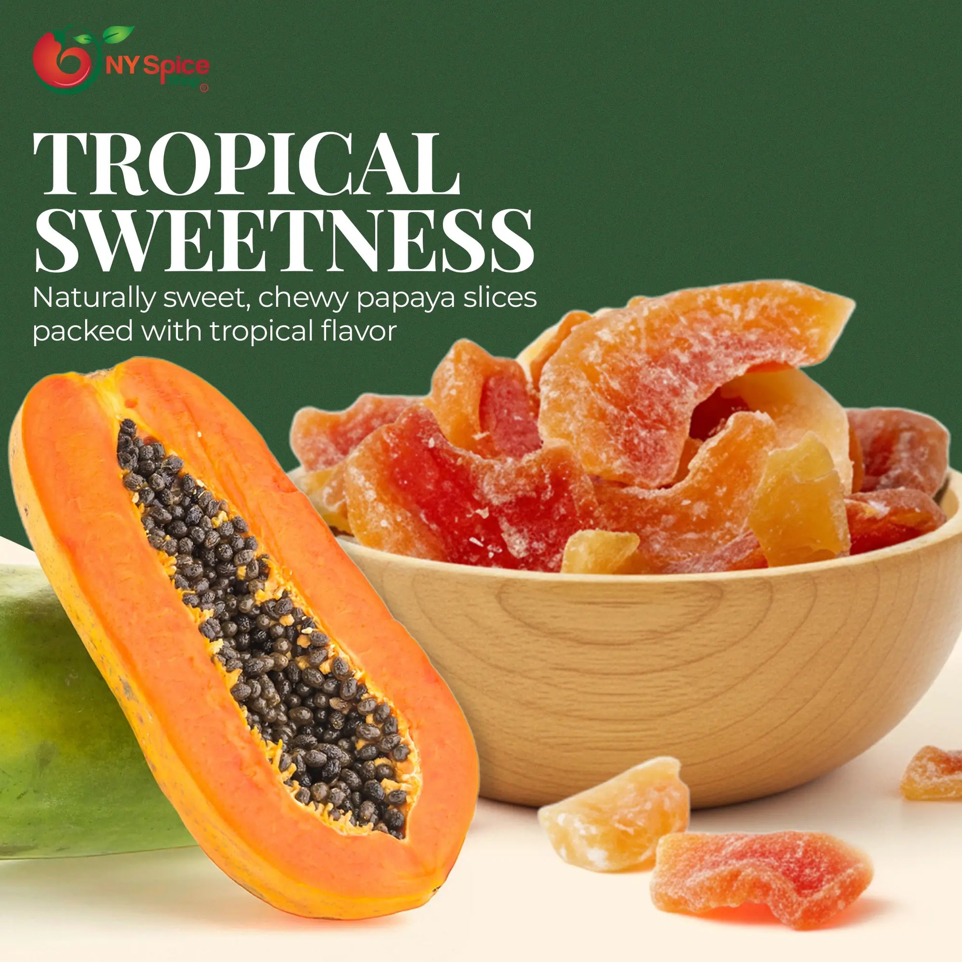 Dried Papaya Slices - NY Spice Shop