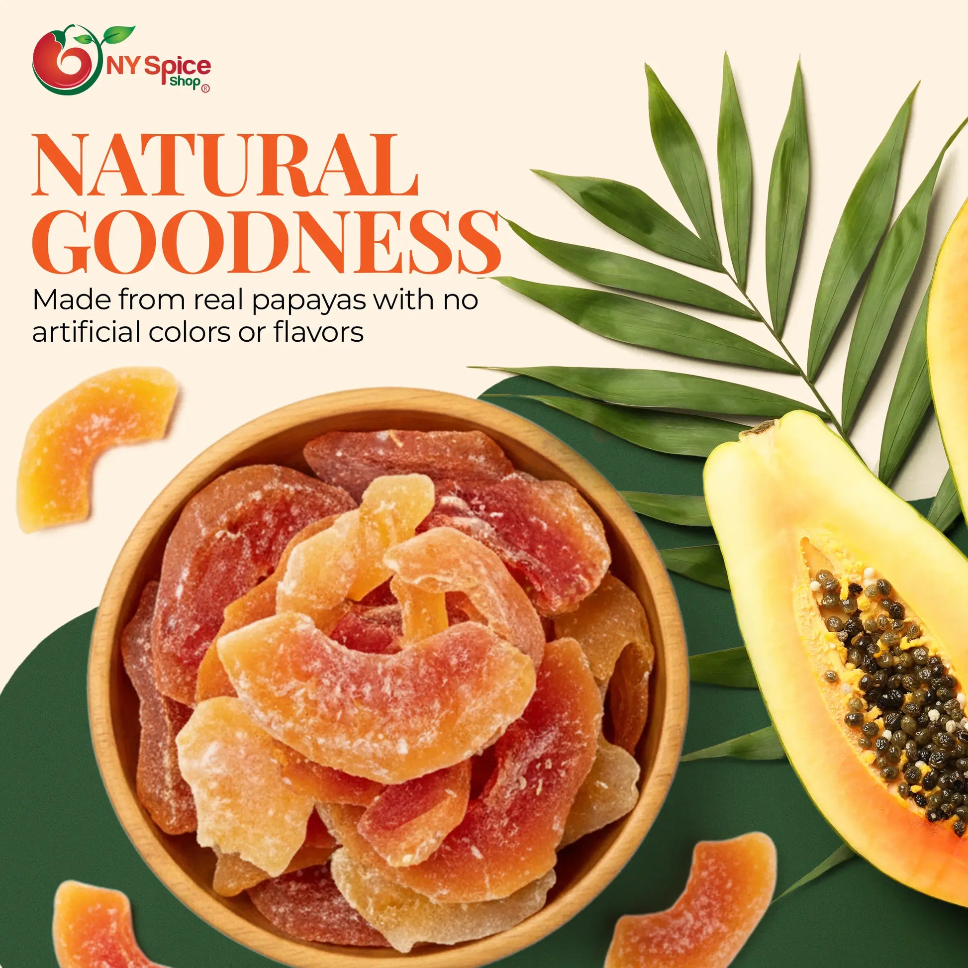 Dried Papaya Slices - NY Spice Shop