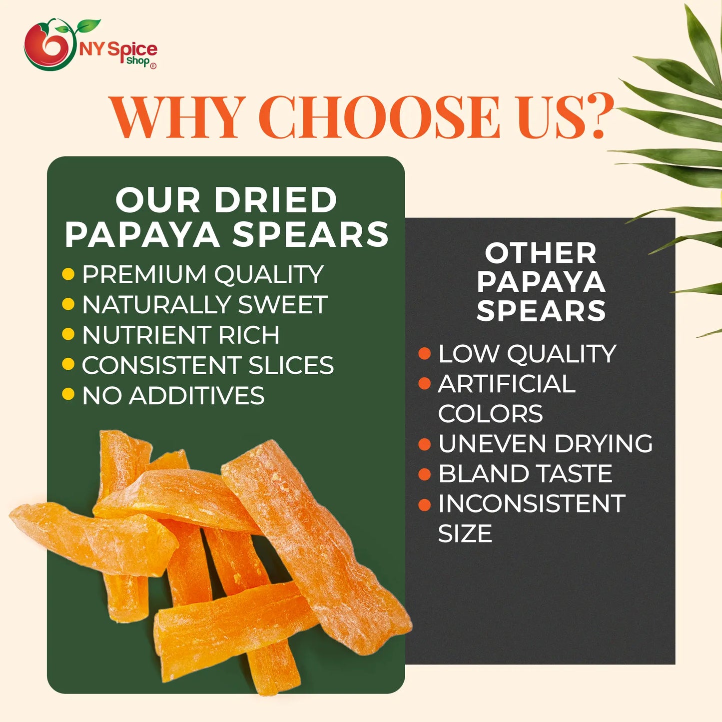 Papaya Spears - NY Spice Shop