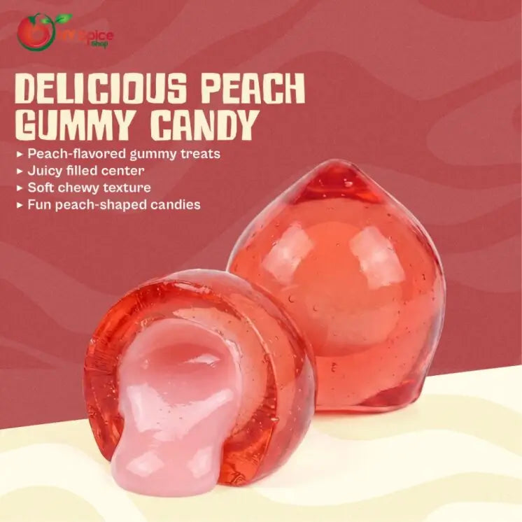 Peach Fruit Filled Gummy - NY Spice Shop