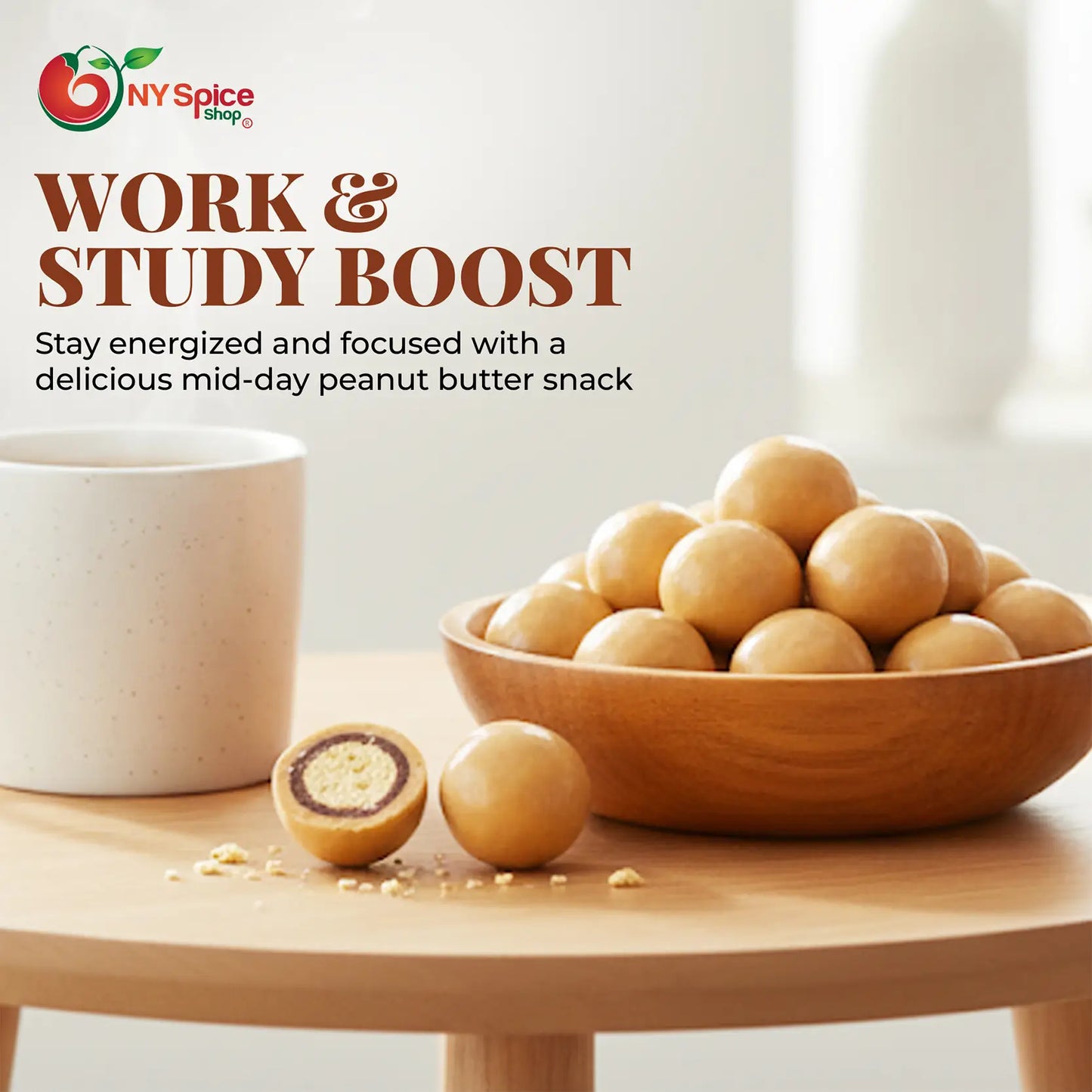 Peanut Butter Malted Milk Balls