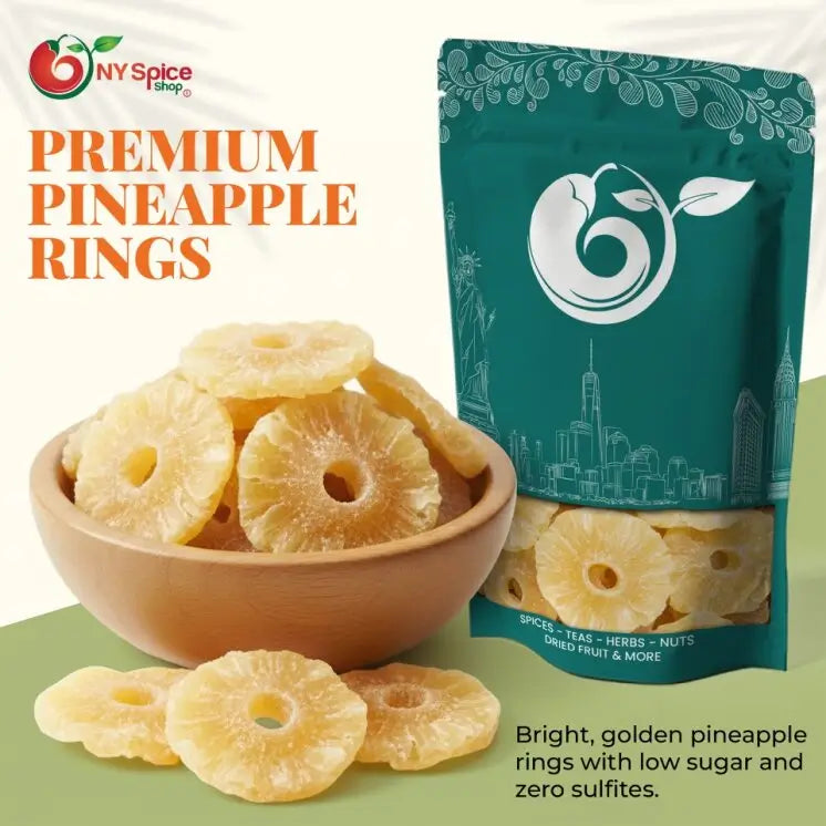 Pineapple Rings, Low Sugar - NY Spice Shop