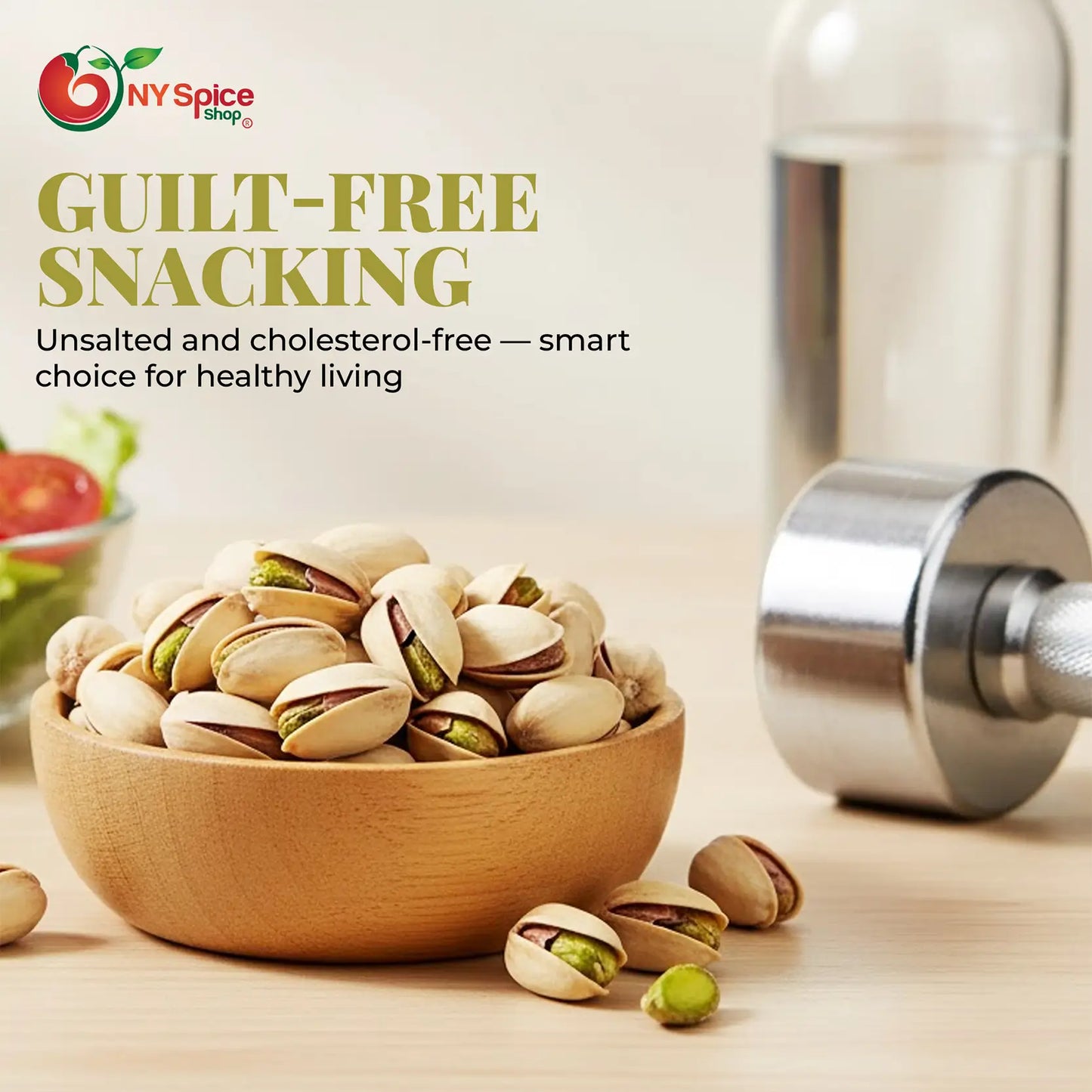 Pistachios Roasted Unsalted In Shell - NY Spice Shop