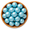 Powder Blue Shimmer Gumballs - Tutti Frutti Flavor