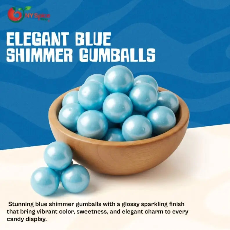 Powder Blue Shimmer Gumballs - NY Spice Shop