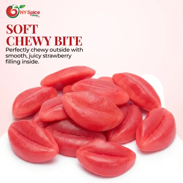 Gummy Strawberry Filled Puffy Lips - NY Spice Shop