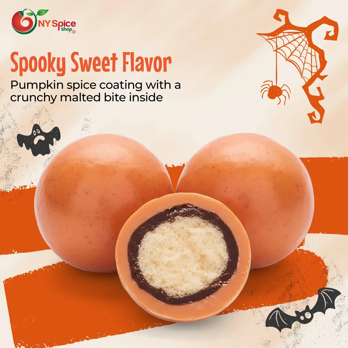 Pumpkin Spice Malt Balls - NY Spice Shop