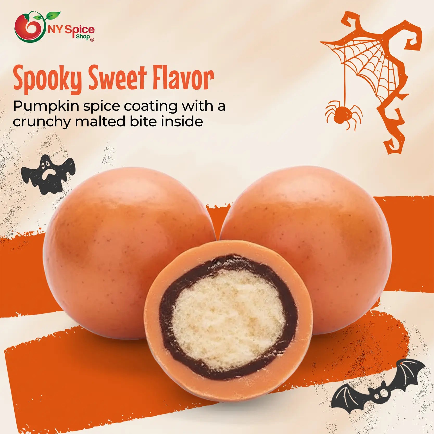 Pumpkin Spice Malt Balls - NY Spice Shop