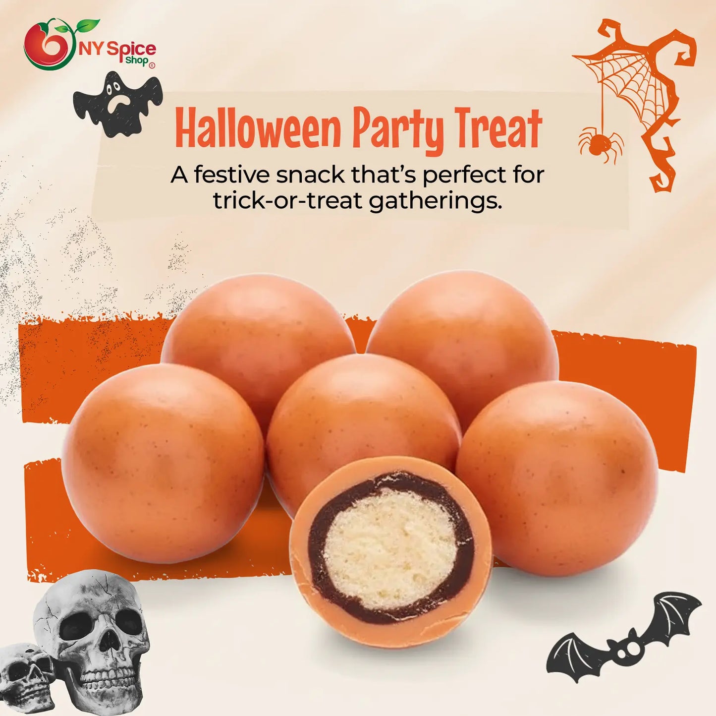 Pumpkin Spice Malt Balls - NY Spice Shop