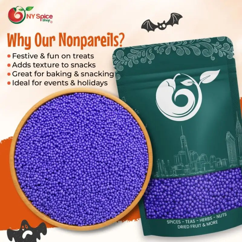 Purple Nonpareils - NY Spice Shop