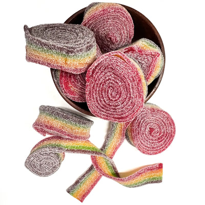 Rainbow Sour Rolled Belts - NY Spice Shop