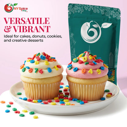 Rainbow Number Sprinkles - NY Spice Shop