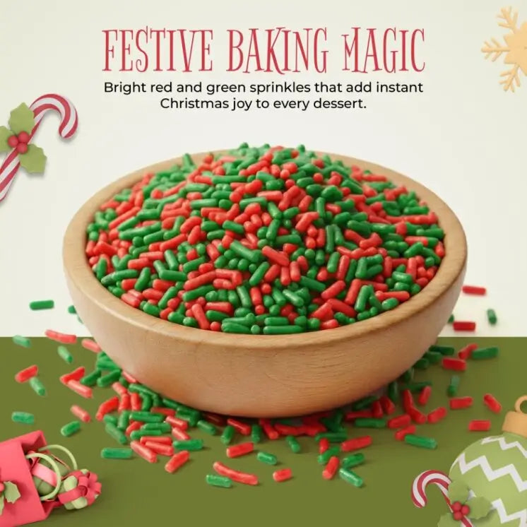 Red & Green Sprinkles - NY Spice Shop