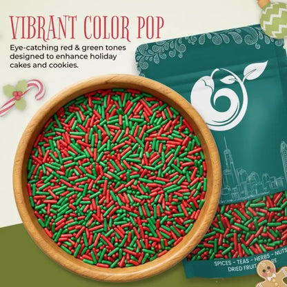 Red & Green Sprinkles - NY Spice Shop