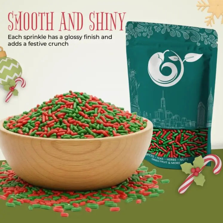 Red & Green Sprinkles - NY Spice Shop