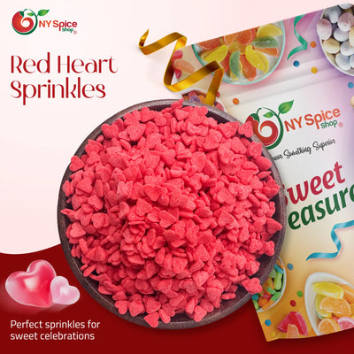 Red Heart Sprinkles - NY Spice Shop