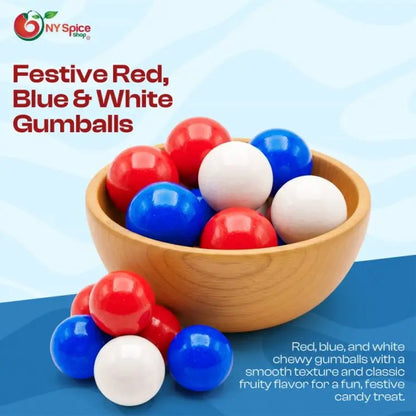Red, Blue & White Gumballs - NY Spice Shop