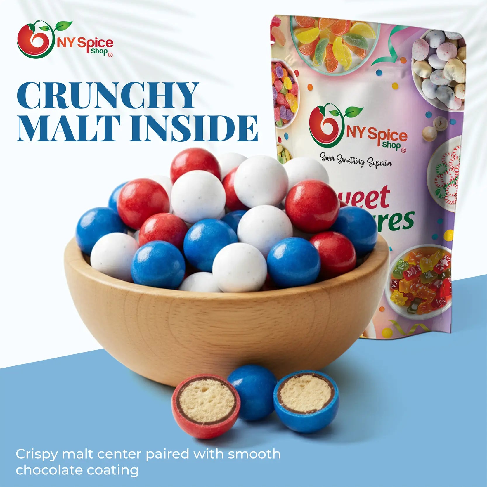 American Candy Dark Chocolate Malt Balls - NY Spice Shop