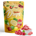 Sanded Raspberry Drops