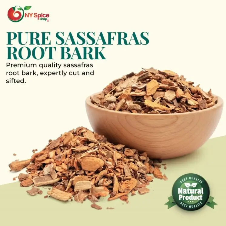 Sassafras Root Bark - Cut & Sifted - NY Spice Shop