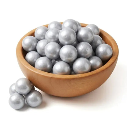 Silver Shimmer Pearl Gumballs - NY Spice Shop