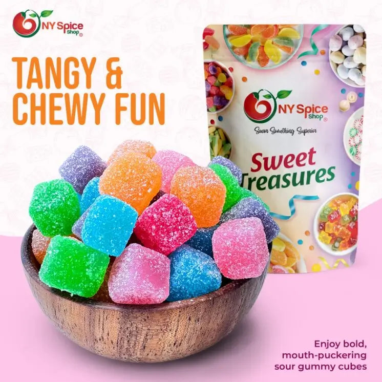 Sour Chewy Gummy Cubes - NY Spice Shop