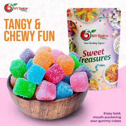 Sour Chewy Gummy Cubes - NY Spice Shop