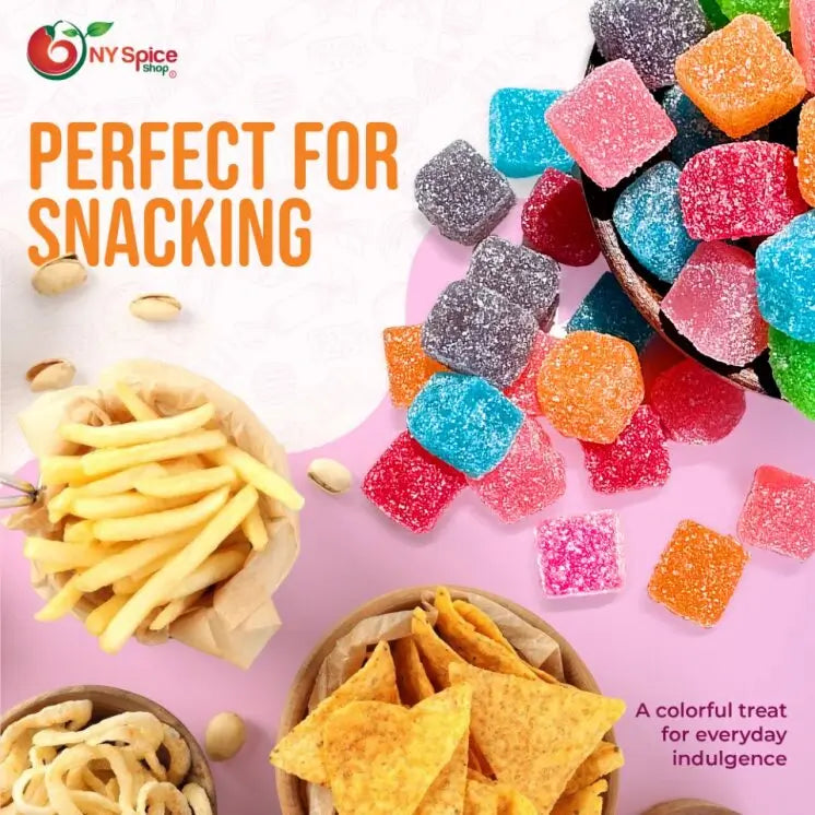 Sour Chewy Gummy Cubes - NY Spice Shop