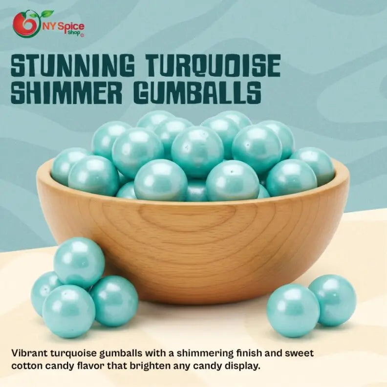 Turquoise Shimmer Gumballs - NY Spice Shop