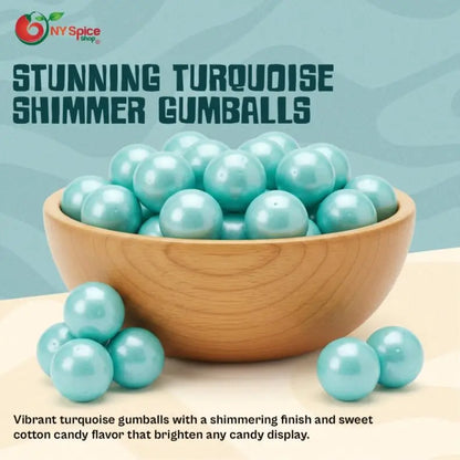 Turquoise Shimmer Gumballs - NY Spice Shop