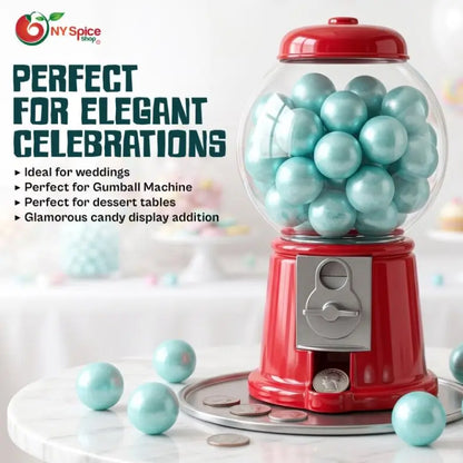 Turquoise Shimmer Gumballs - NY Spice Shop