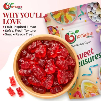 Wild Cherry Gummy Bears - NY Spice Shop
