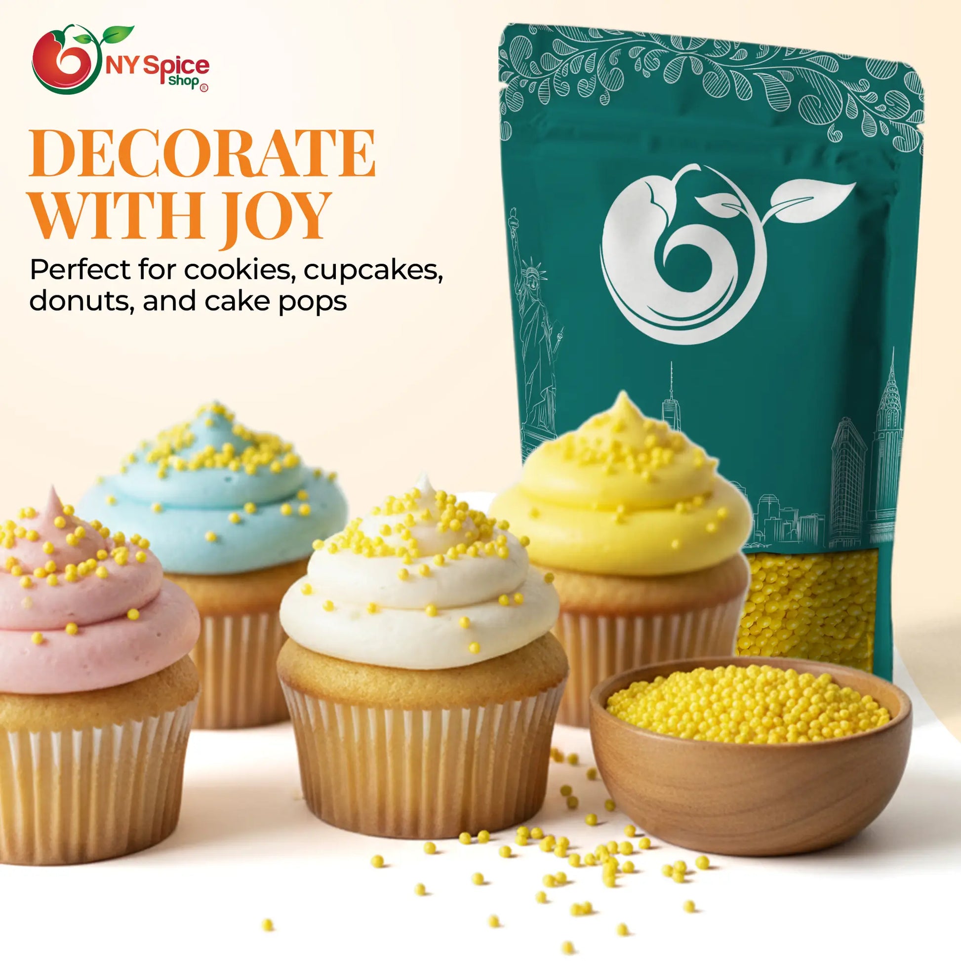 Yellow Nonpareils - NY Spice Shop