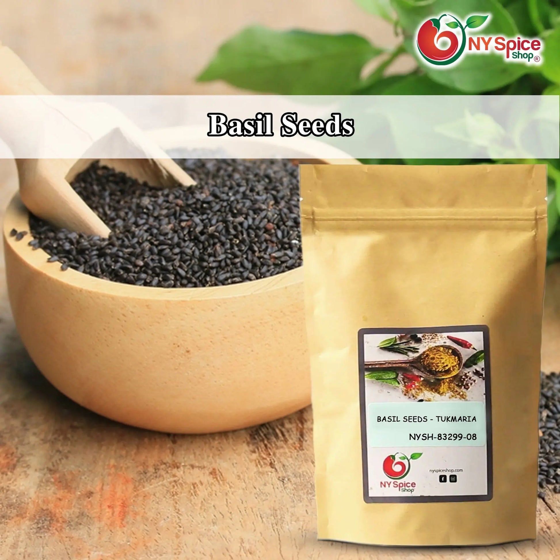 sabja seeds plants NY Spice Shop Basil Seeds - 1 Pound - Basil Seeds To Eat - Basil Seeds For Planting
