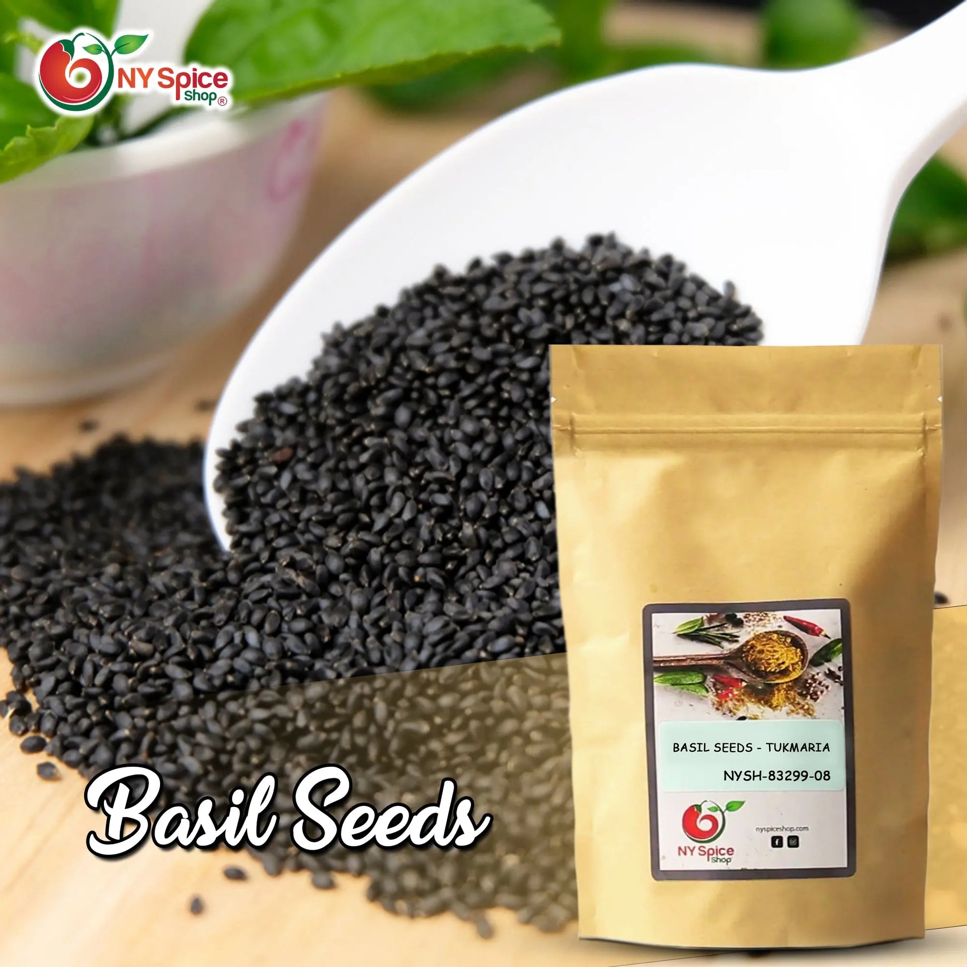 tukmaria seeds plant NY Spice Shop Basil Seeds - 1 Pound - Basil Seeds To Eat - Basil Seeds For Planting