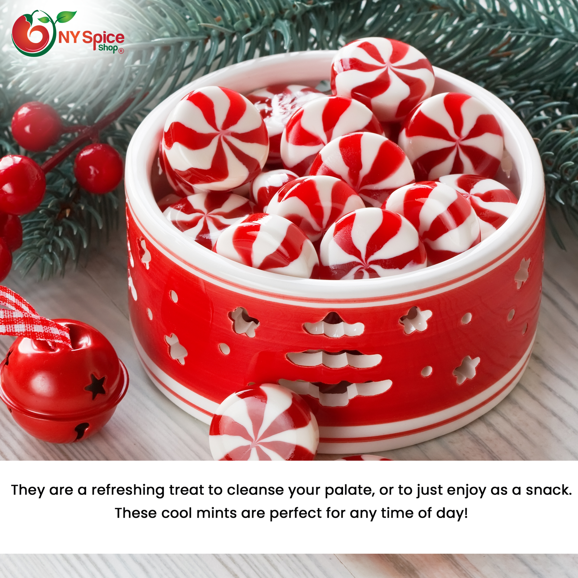 Starlight Mint Red & White Candy - NY Spice Shop