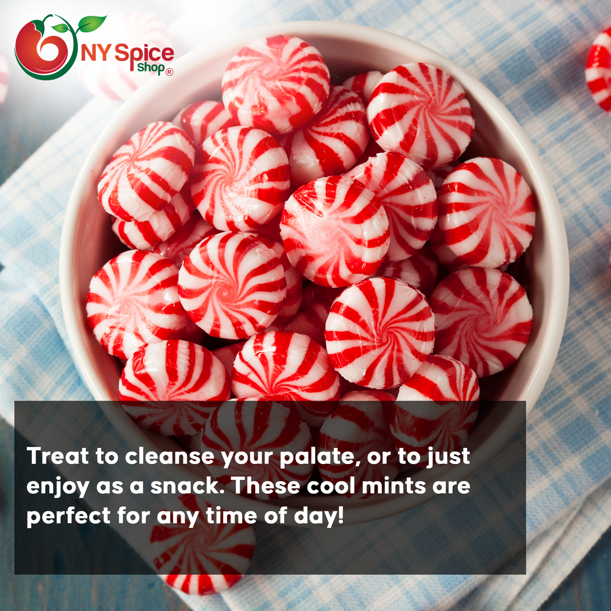 Starlight Mint Red & White Candy - NY Spice Shop