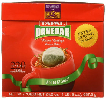 Tapal Danedar 2 Cup Round tea bags 220ct, (687.5g) - NY Spice Shop