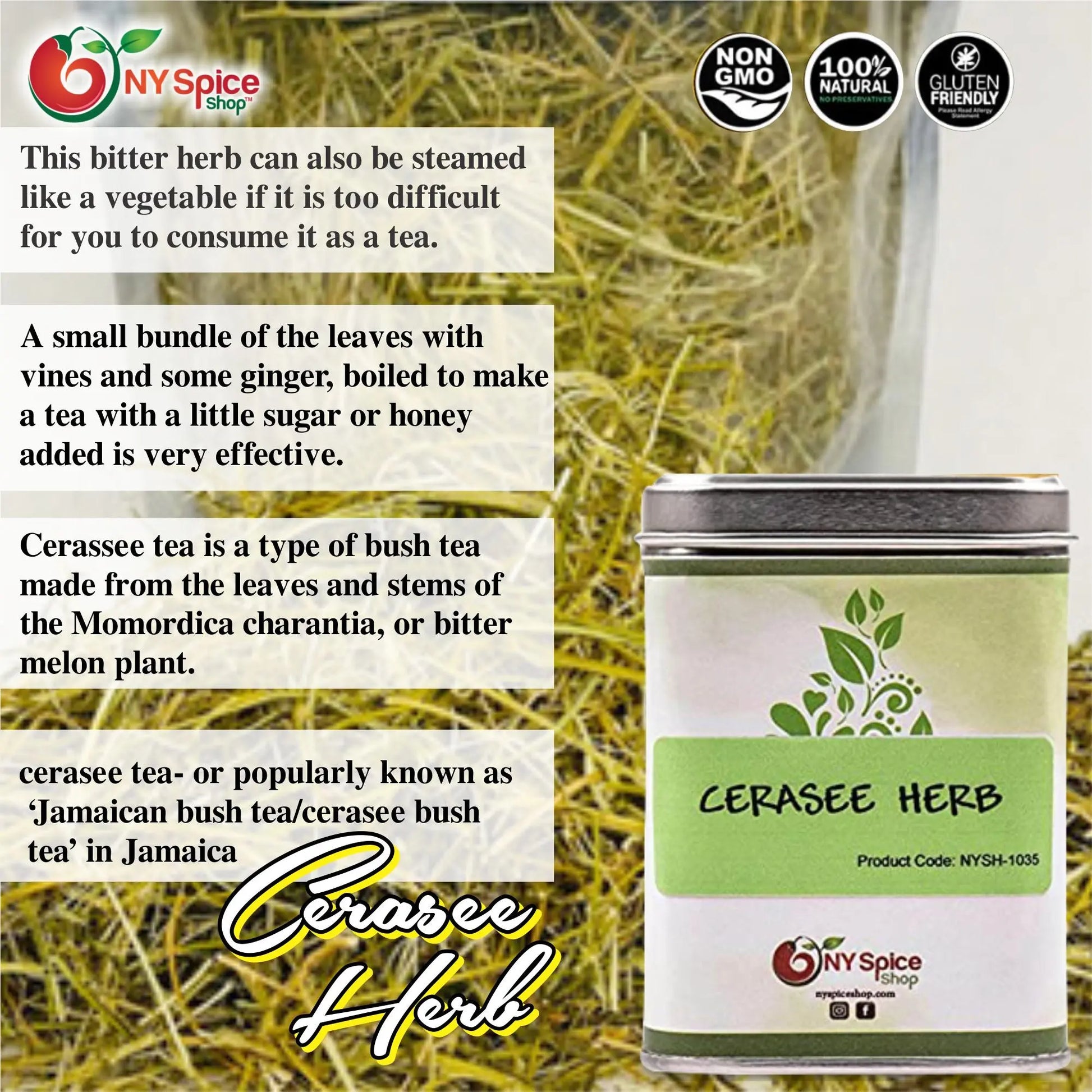 cerasee plant seeds Cerasee Herb - NY Spice Shop