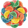Mini Fruit Slices  a colorful collection of some of our most popular flavored fruit jellies, including lemon, watermelon, key lime, and orange. Mini fruit slices are a great addition to toppings bars, decorating baked goods, and for creating rainbow colored gift bags - NY Spice Shop