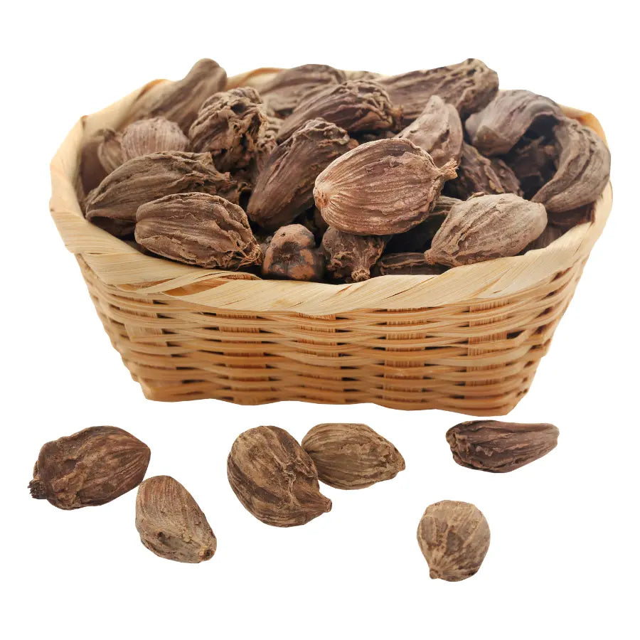 Cardemon Pod Black Cardamom Pods - NY Spice Shop - Buy Black Cardamom Pods
