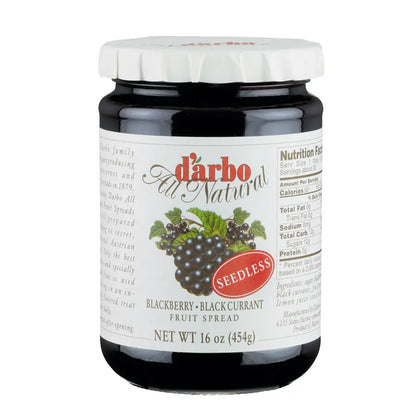 Blackberry Black Currant Seedless Jam - 16Oz - NY Spice Shop Blackberry Black Currant Seedless Jam - 16Oz - NY Spice Shop